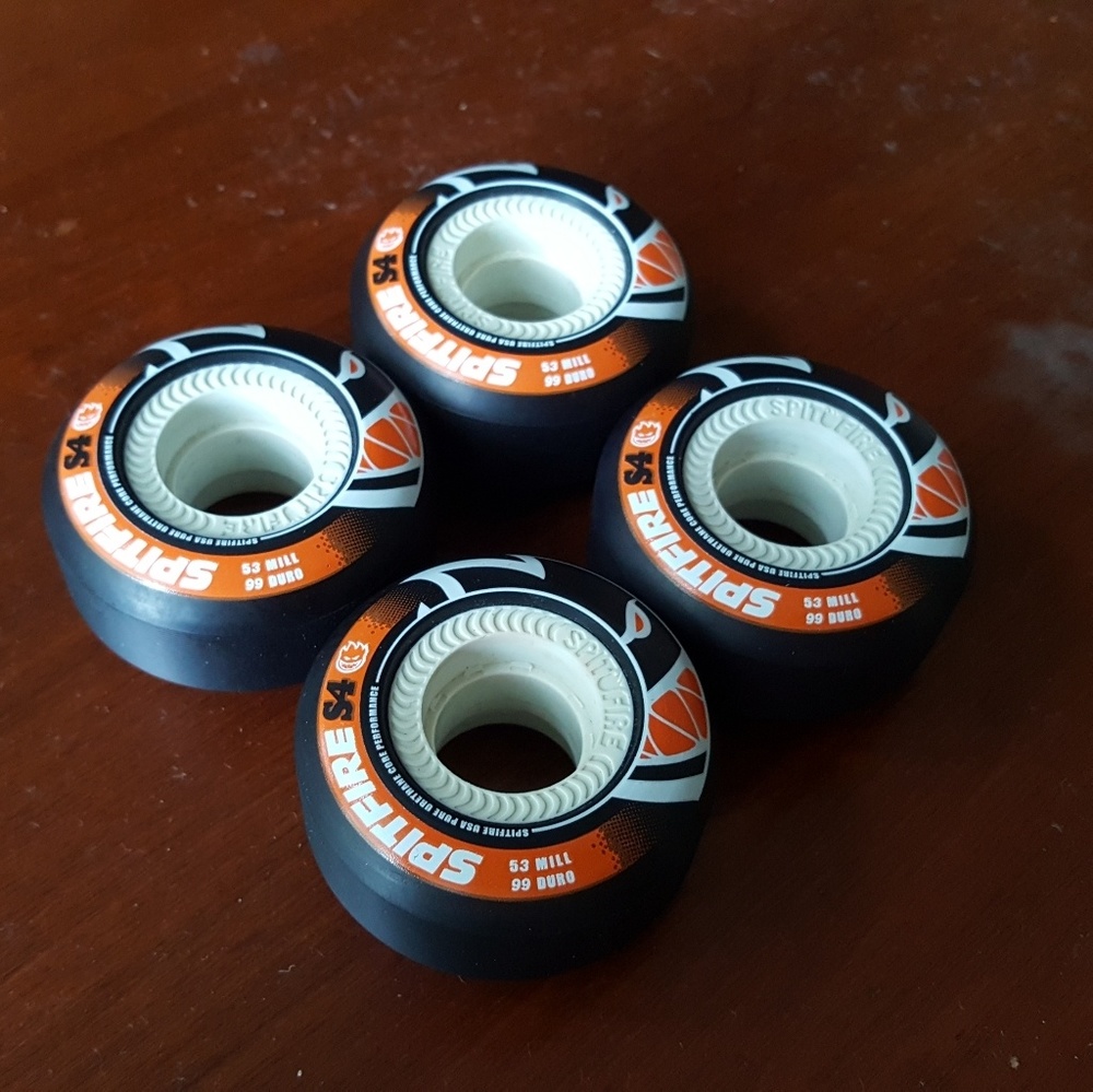 Brand New Spitfire S4 53mm Wheels